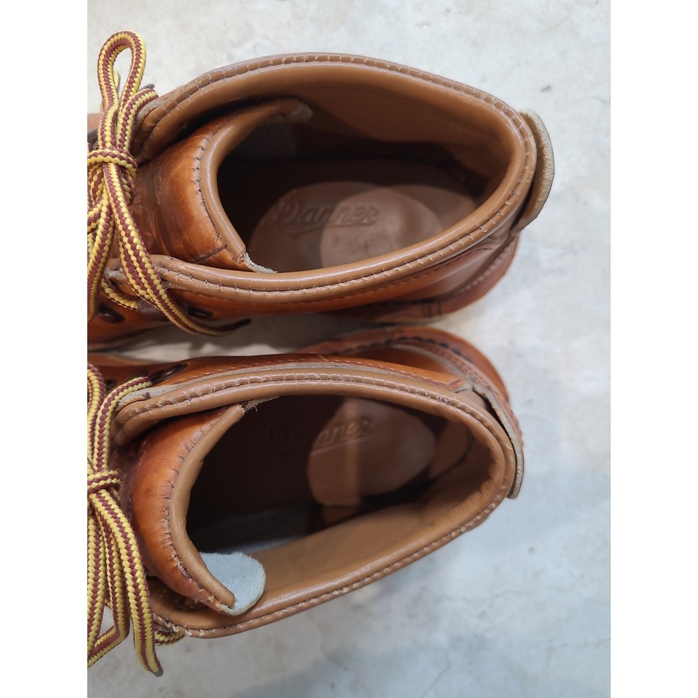Danner Tramline Leather work hiking lace up Boot vibram sole Women SZ 7 GUC gorp - Picture 7 of 11